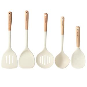CAROTE | Non-Stick Silicone Cooking Spoon Set