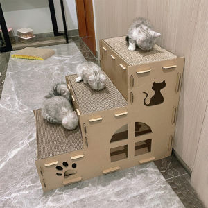 HOOPET | Villa Cat Scratch Board and House Combined Paper