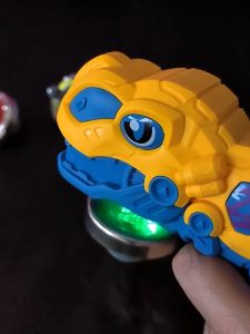 Đồ chơi con quay vô cực Con quay vô cực lốc xoáy có đèn hình khủng long cá mập quà tặng cho bé