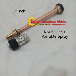 Jet Nozzle Sprayer + Variable Pemadam 2 Inch Full Kuningan