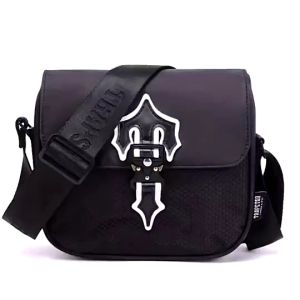 Trapstar Street Outdoor Sports Shoulder Bag Hip-Hop Messenger Bag High-Quality Oxford Cloth Waterproof Travel Messenger Bag，Mens shoulder bags