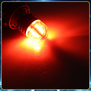 2Pcs 1157 Led Motorcycle Taillights Flashing Signal Light Ba15D P21/5W Brake Light 1157 Car Reversing Lamp Strobe Stop Light Red