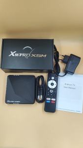 X88 PRO X5M Amlogic Android 14.0 Quad Core 8K Video Voice Assistant 1000M LAN Wifi6 BT5.0 Smart TV Box