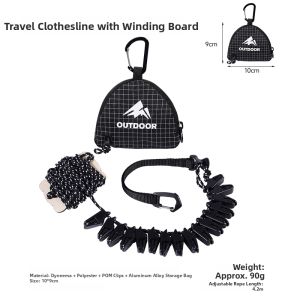 Tuban | Portable Multifunctional Windproof Clothesline