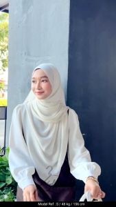 LALEESA Gaun Hazel Retro Parisienne Muslimah Dress