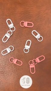 Móc Tôm Hùm Mini 10mm Hợp Kim Kẽm - Sơn Tĩnh Điện Bền Màu - Phụ Kiện DIY Đồ Da Handmade