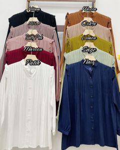 NEW KEMEJA WANITA VIRAL / KEMEJA WANITA STAYLE KOREA / KEMEJA IMPORT / ATASAN POLOS WANITA