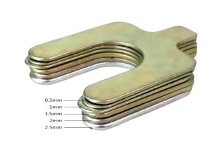 50 Pcs Four Wheel Alignment Insert Adjustment Washer U-shaped Shims Auto Part U-type Plug Gasket
