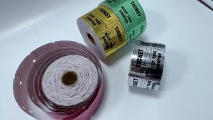 pogyrt Colorful Tearable Raffle Tickets Double Rolls Admission Ticket For Events Competitions Classroom Rewards Carnivals