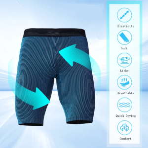 Men Tight Fitting Fitness Shorts Running Sport Quick Drying Compression Pants For Men Breathable Outwear
