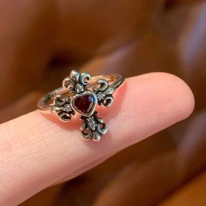 C.three Middle Aged Vintage Ring Opening Adjustable Ring Devil Eye Niche Ring Ring High-end