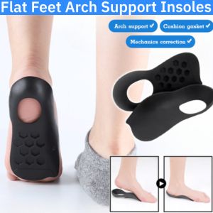 Flat Feet Arch Support Insoles Foot Soles Orthotic Pad for Women Men Relieve Flat Feet