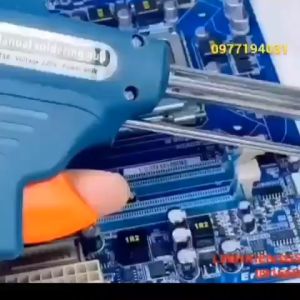 Máy hàn điện tử- Mỏ hàn thiết cao cấp kèm cuộn chì nhỏ