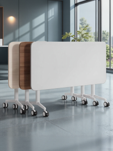 Foldable Modern Simple Long Table Office Training Desk Study Double Person Learning Table Conference Table Chair Combination