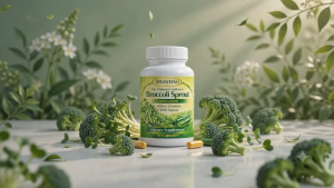 AYUSYDAH Broccoli Sprout Antioxidant Liver Cleanse 100% Natural Dietary Supplement 60 Capsules