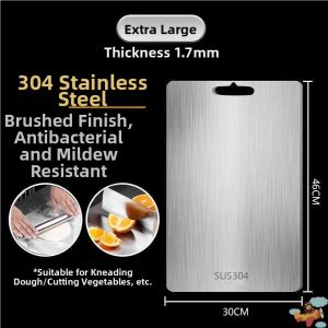 Jiaxun | 316 304 Stainless Steel Reversible Anti-Mold Cutting Board