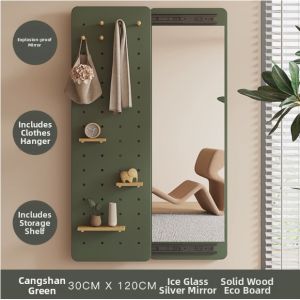 Hidden Sliding Hanging/Stand-alone Hall Full-length Mirror