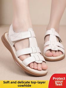 JIKE | Anti-slip Soft Bottom Comfortable Leather Sandals