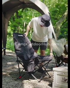 Naturehike SEA STAR 001 High Back Moon Chair Portable Foldable Leisure Seat Adjustable Modes Lounge Chair Load Bearing Up To 110kg Camping Outdoor Fishing Picnic