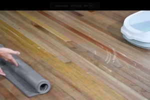 Bulkniu Large Silicone Cat Litter Mat Waterproof/Urineproof Litter Recycling Easy to Clean Soft on Kitty Paw (22"X34"- Grey)