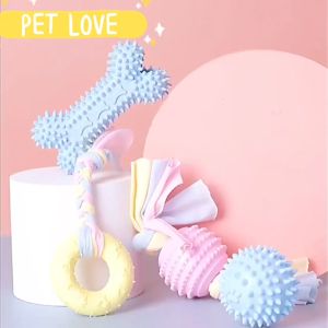 Dog Toys Pet Toys Chewable Cotton Rope Toys Grinding Teeth Cleaning Teeth Cat Dog Chewing Toys