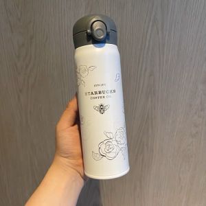 Starbucks China Series Camellia And Bee Stainless Steel Thermal Flask Coffee Cup