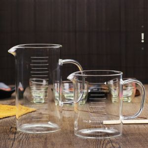 Cốc Đo Nhiệt Điện BoroSilicate Chịu Nhiệt Độ Cao Không Ăn Mòn Có Thước Đo Cho Lò Vi Sóng Và Nướng Trong Nhà Bếp