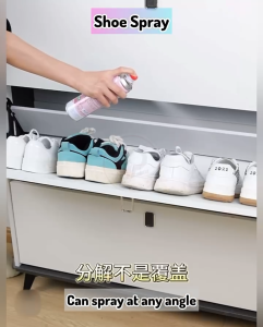 Shoes deodorant spray Keep shoe scented for 24 hours shoes smelly spray Antibacterial spray all-round deodorant  鞋子除臭喷雾