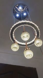 Lampu Ruang Makan Kristal Lampu Gantung Ruang Tamu LED Lampu Hias Kamar Tidur Lampu Langit-langit Rumah