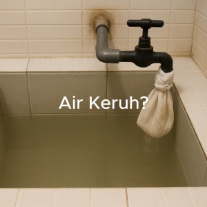 Filter Bak Kamar Mandi Filter Air Kamar Mandi Air Super Jernih Bening Tahan Karat Awet Tahunan Praktis Dipasang Hemat Biaya Perawatan Murah Cocok untuk Rumah Kos Kontrakan Apartemen Menyaring Kotoran Pasir dan Karat