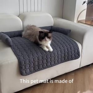 Thickened Pet Sofa Cushion Anti-Scratch Non-Slip Dog And Cat Sleeping Nest Kennel Pad Cozy Pet Bed for Cats And Dogs