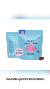 Children Mood Balancing Gummies | Natural Herb Calm Brain Focus Daily Health Supplement