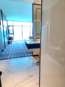 Máy Khuếch Tán Tinh Dầu Thông Minh Có Hoa Trang Trí Xịt Tự Động 6 Chế Độ Đèn Ngủ Đổi 7 Màu Theo Mood