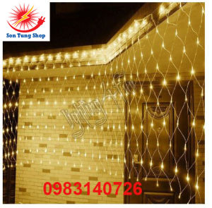 ĐÈN NHÁY LƯỚI QUẤN CÂY TRANG TRÍ 2x2m 3x2m NHÁY 8 CHẾ ĐỘ (HOT)
