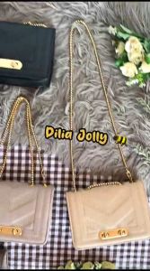 DILIA JOLLY BAG TAS SELEMPANG WANITA MEWAH BRANDED IMPORT PROMO KOREAN STYLE TERBARU 2025