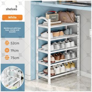 Narrow Space Multilayer Plastic Shoe Rack