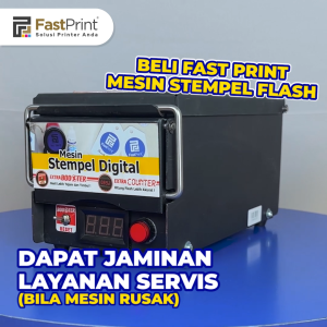 Mesin Stempel Digital V.3 Extra Counter Full Plat Besi