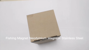 Strong Neodymium Magnet Strong Pull Double Sided Fishing Magnet Search Magnet With Eyebolts For Fishing