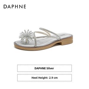 Daphne | French Style Low Heel Flat Sandals