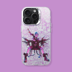 Anti-Fall Magnetic Absorption Phone Case for  16Pro Matte Hard Shell 14Pro New Model Personality Small Crows Dual City War