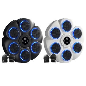 【24 hours Flash Delivery】Music Boxing Machine Music Boxing Puncher Adjustable Smart Bluetooth-Compatible Boxing Machine Wall Mounted for Home Gym
