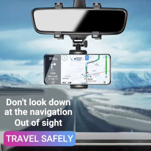 New car-mounted dedicated navigation car rearview mirror clip-on mobile phone holder⚡PH deliveryIn stock⚡