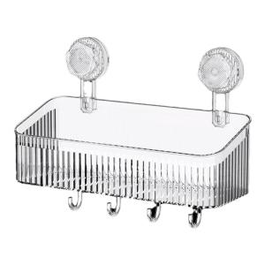 NIGESI | Wall-mounted Kitchen Organizer with Suction Cups and No Drilling Required