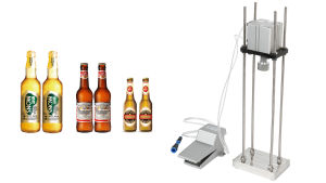 ZONESUN Capping Machine Pneumatic Semi-Automatic Beer Juice Soy Milk Drink Glass Bottle Cap Screwing Tool ZS-YG26