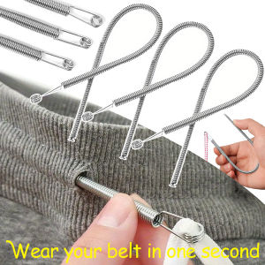 3/1PCS Spring Threader Drawstring Threader Tool for Elastic Waistband Spring Loaded Needle for Sewing Rope & Cords
