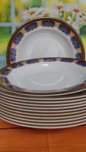 12 PCS PIRING MAKAN MELAMIN TEBAL MOTIF MAHKOTA BATIK TERBARU
