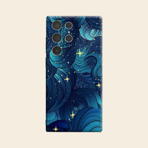 blue cosmic swirl stars Luxury Fashion Full Lens Protective Case for Samsung Galaxy S26 S25 S24 A56 A36 Plus Ultra