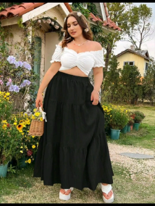 MAUIFREE MISTERY  GIFT FREE SHIPPING COD Plus Big size Maxi Long Skirt    - large to 2xl - classy and elegant - timeless classic  - timeless piece - casual office or party - classic piece - super kapal ng tela - hindi kayo magsisi - our aim is to produc