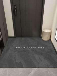 Indoor Entrance Mat PVC Washless Anti-Slip Dirt Resistant Door Mat Home Entrance Foot Pad Geometric Pattern European Style