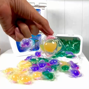 ลูกบอลซักผ้า WOW PODS เจลบอลซักผ้า 52เม็ด 5in1 Laundry Pods 8xCleaning Power น้ำยาซักผ้า สะอาดหอมมาก